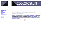 Desktop Screenshot of coololdstuff.com